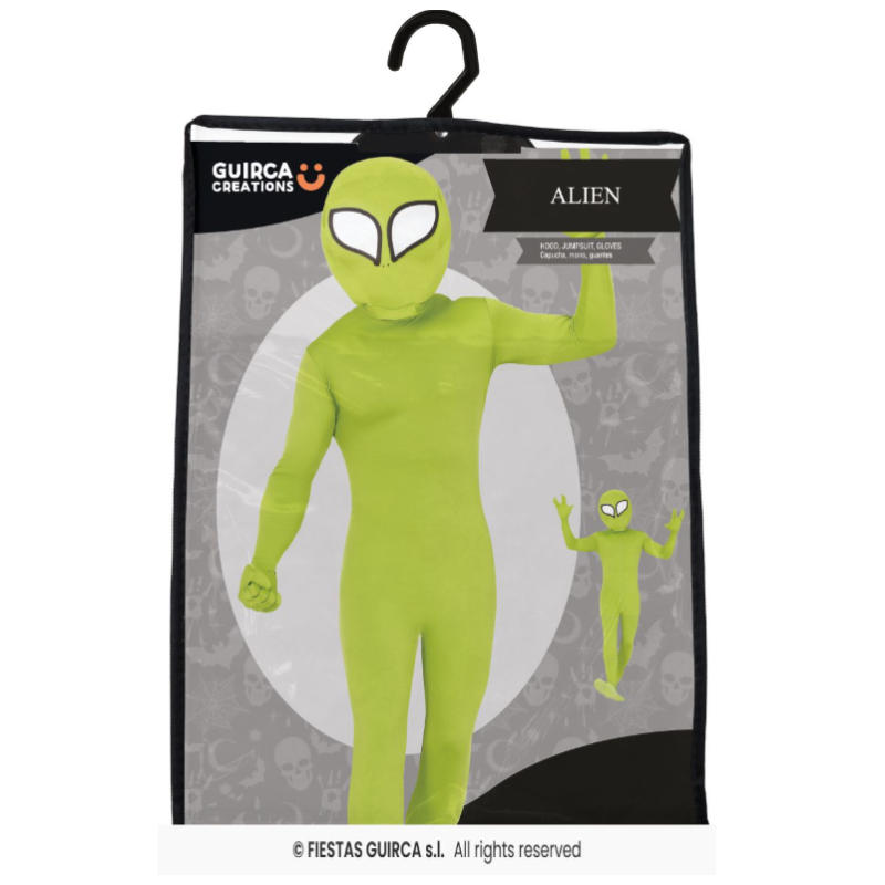 Disfraz Visitante Verde Del Espacio Talla M