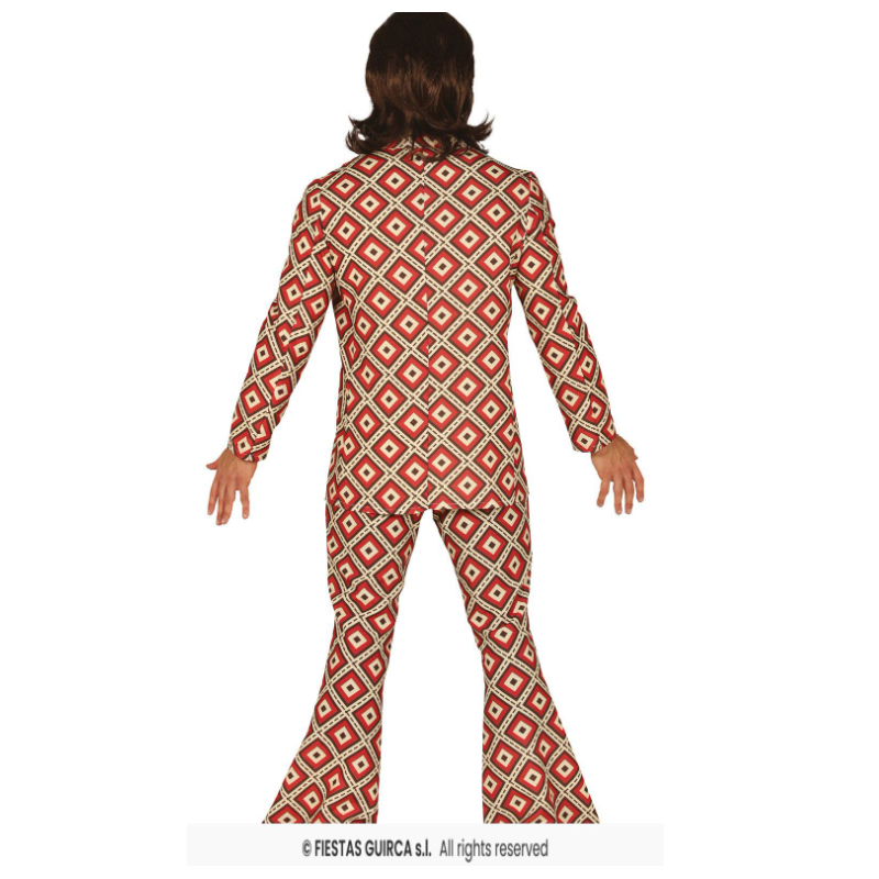 Disfraz Rey De La Pista Años 70 Talla S