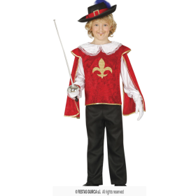 Disfraz Mosquetero Infantil Talla 3-4 Años De Fiestas Guirca