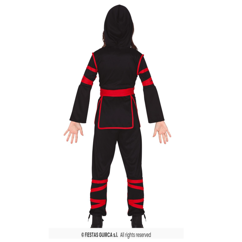 Disfraz Ninja De Combate Talla 7-9 Años