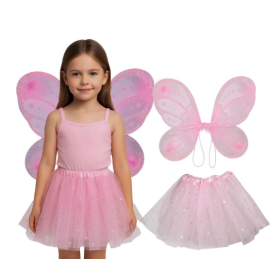 Set Hada Rosa Infantil
