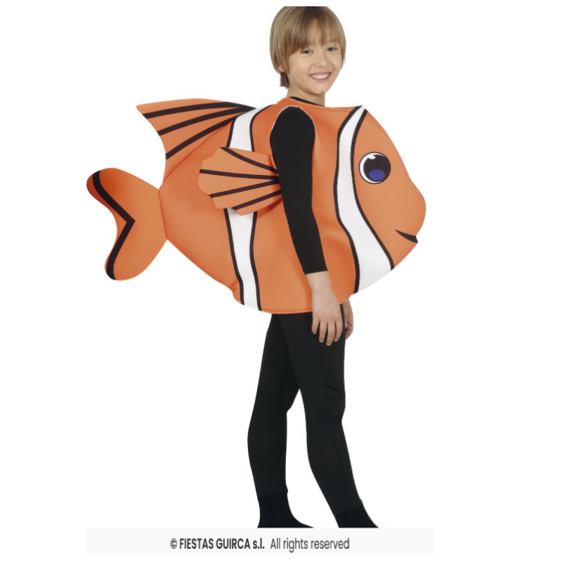 Disfraz Nemo Talla 3-4 Años De Fiestas Guirca