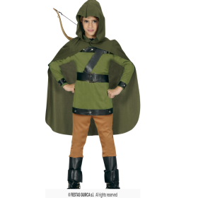 Disfraz Arquero Del Bosque Talla 7-9 Años De Fiestas Guirca