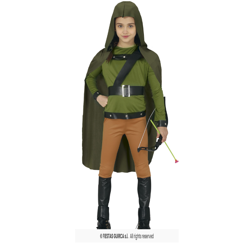 Disfraz Arquero Del Bosque Talla 7-9 Años