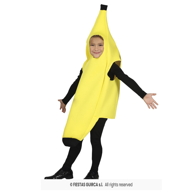 Disfraz Banana Infantil Talla 5-6 Años De Fiestas Guirca