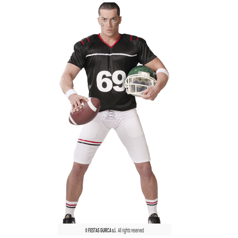 Disfraz Quarterback Adulto Talla XL De Fiestas Guirca