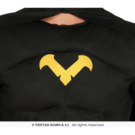 Disfraz Superhéroe Negro Talla L