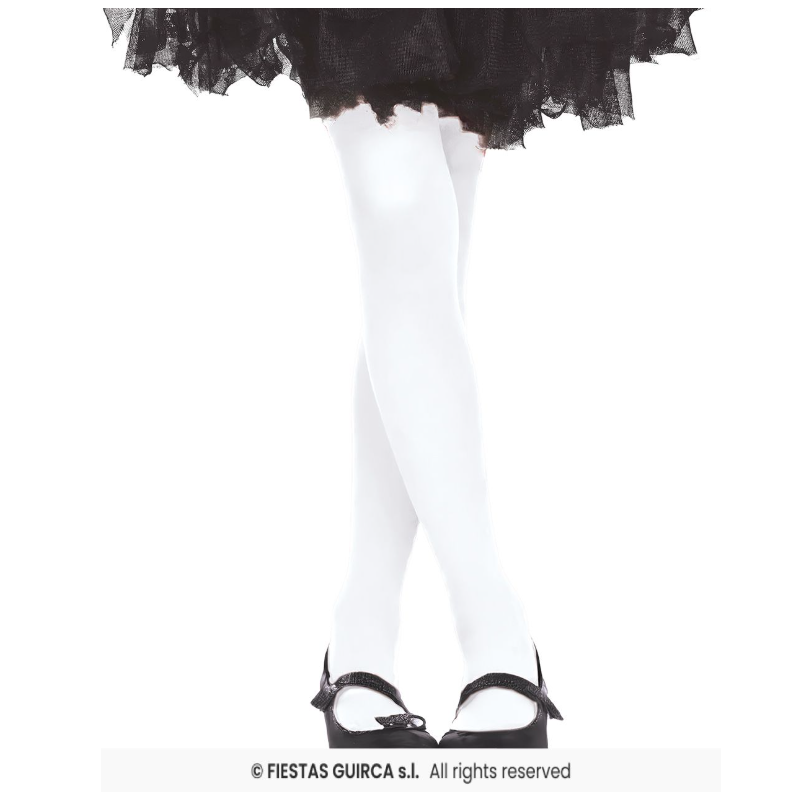 Pantys Blancos Talla 7-10 Años