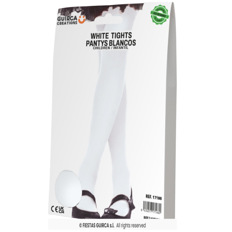 Pantys Blancos Talla 7-10 Años