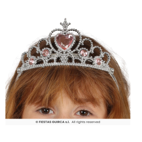 Diadema Princesa Plateada Infantil