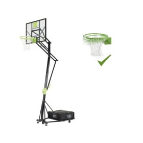 Canasta de baloncesto Galaxy transportable y graduable (aro flexible)  