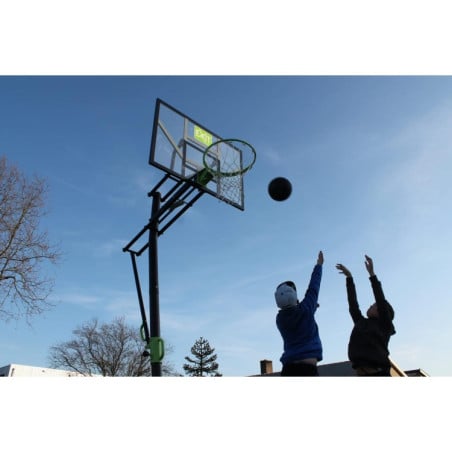 Canasta de baloncesto Galaxy transportable y graduable (aro flexible)  