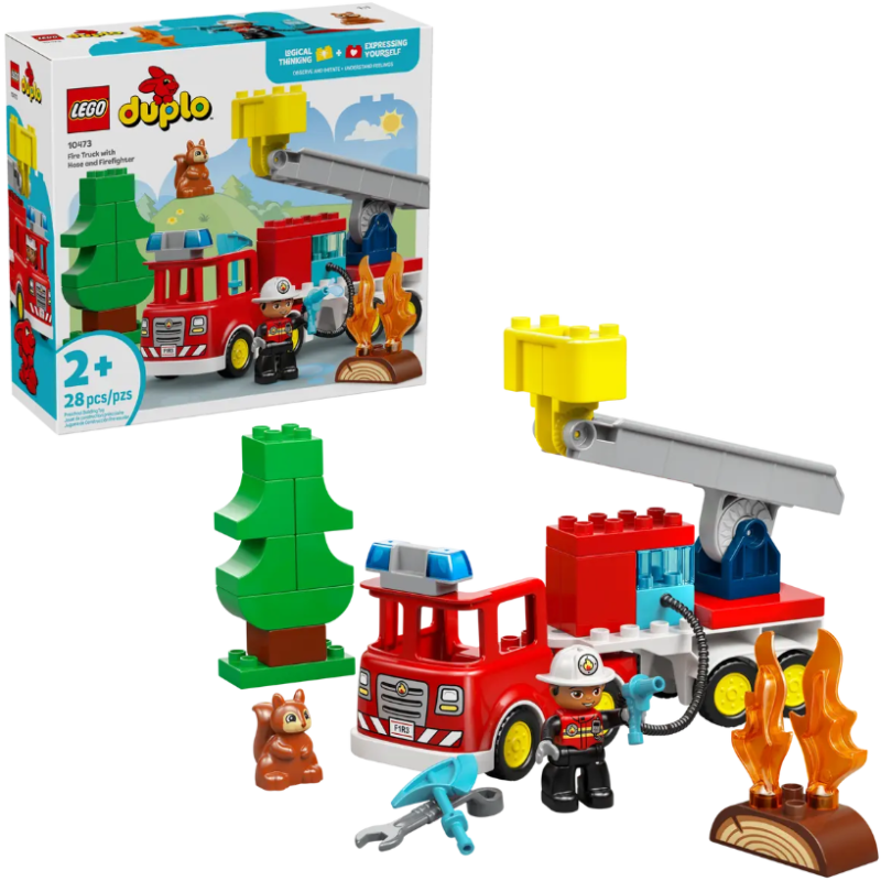 LEGO Camión De Bomberos Con Manguera 10473