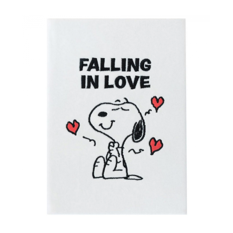 Cuaderno Premium Tapa Felpa A5 Snoopy De Grupo Erik