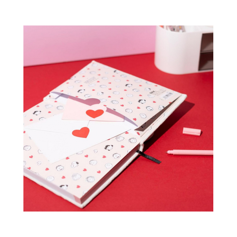 Cuaderno Premium Tapa Felpa A5 Snoopy
