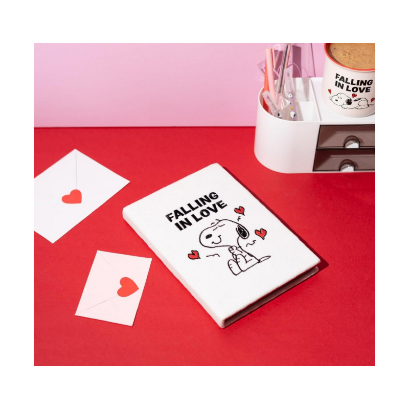 Cuaderno Premium Tapa Felpa A5 Snoopy