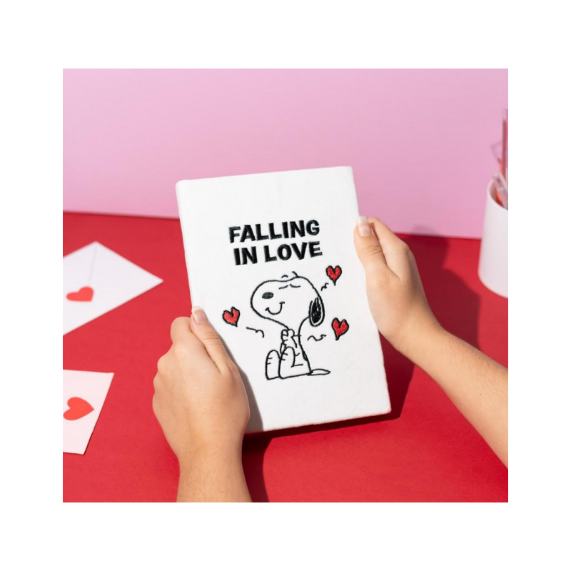 Cuaderno Premium Tapa Felpa A5 Snoopy