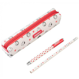 Estuche Con Boli Y Lápiz Snoopy Love De Grupo Erik