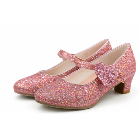 Zapato Lazo Cierre Corazón Rosa T31/36