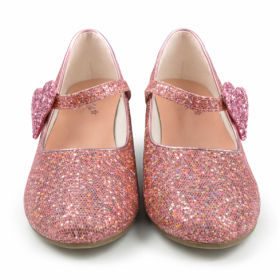 Zapato Lazo Cierre Corazón Rosa T31/36 2