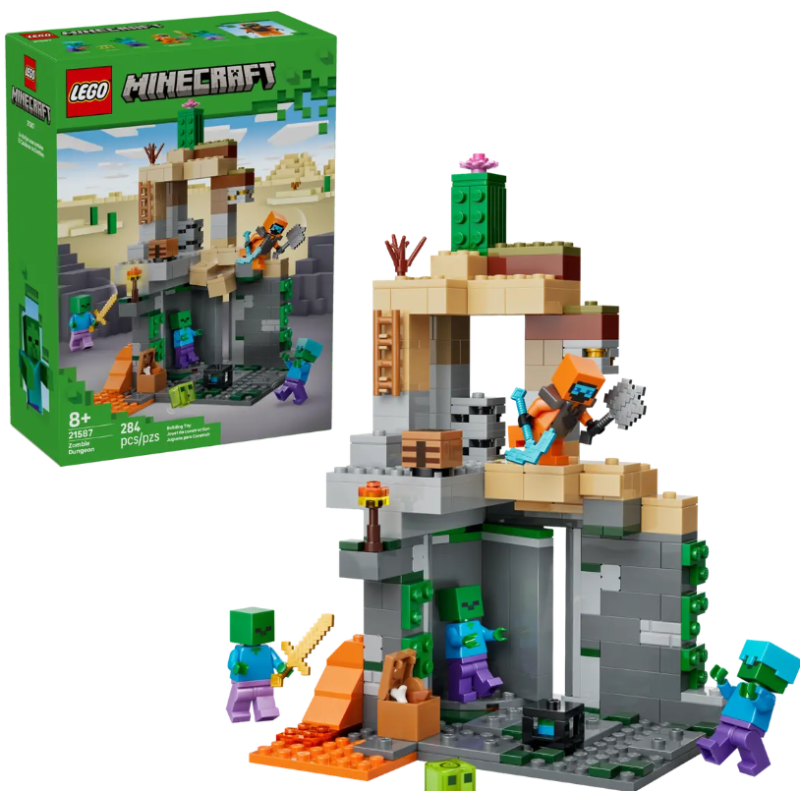 LEGO Minecraft La Mazmorra De Zombis De LEGO