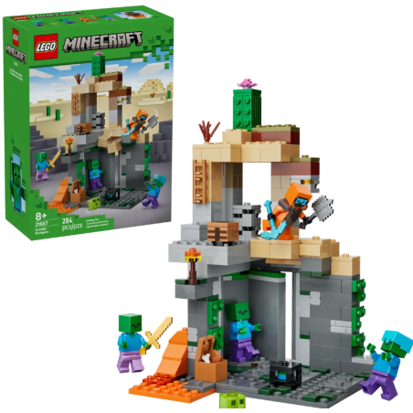 LEGO Minecraft La Mazmorra De Zombis De LEGO
