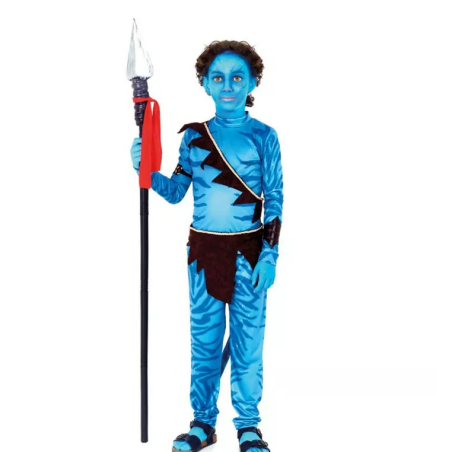 Disfraz Guerrero Na'vi Avatar Talla 10-12 Años  De Partilandia