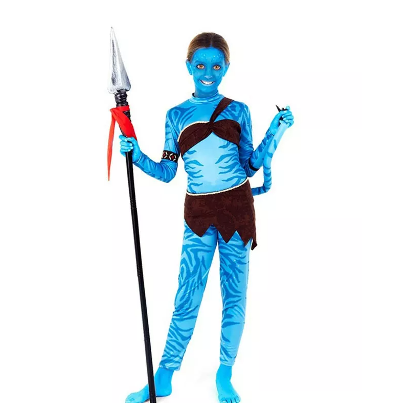 Disfraz Guerrera Na'vi Avatar Talla 7-9 Años  De Partilandia
