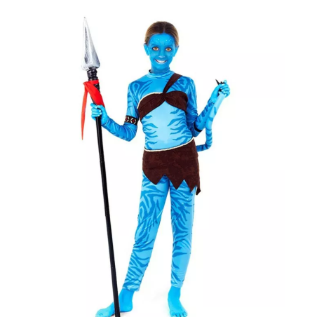 Disfraz Guerrera Na'vi Avatar Talla 10-12 Años  De Partilandia