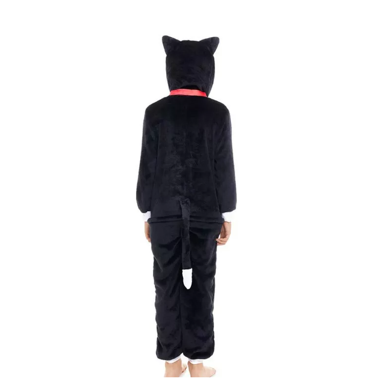 Disfraz Pijama Gato Negro Talla 10-12 Años
