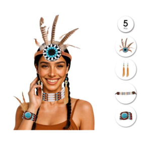 Set Acessorios India 5 Piezas