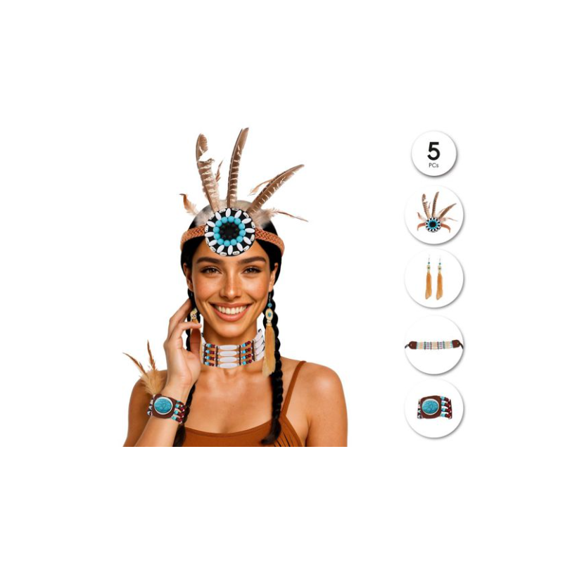 Set Acessorios India 5 Piezas