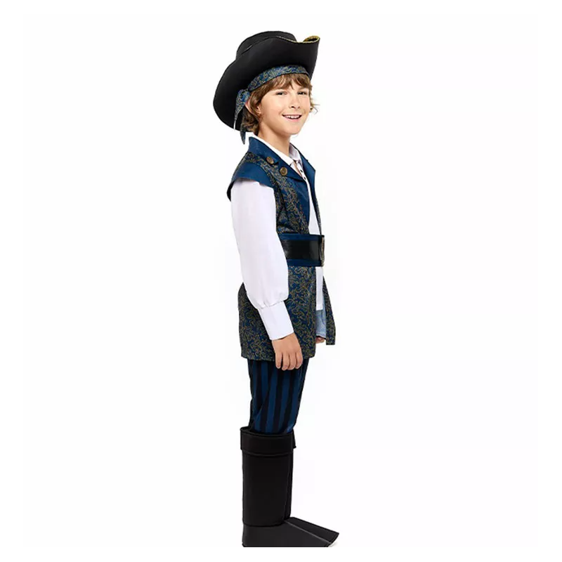 Disfraz Capitán Pirata Índigo Talla 10-12 Años