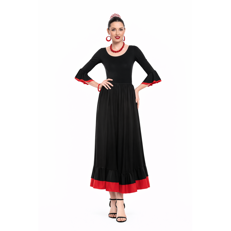 Maillot Flamenco Con Volantes Talla S