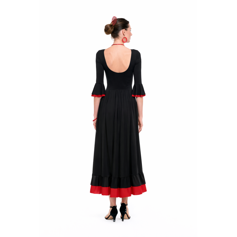 Maillot Flamenco Con Volantes Talla L