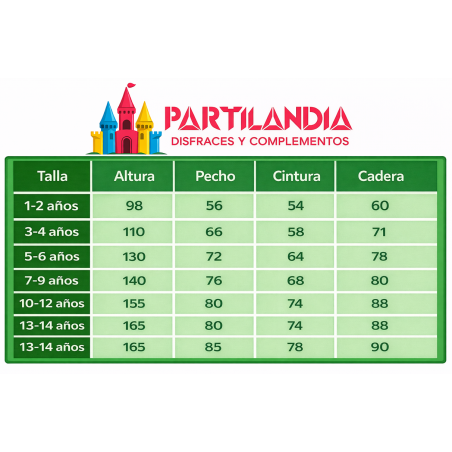 Falda Flamenca Roja Infantil Talla 8 Años