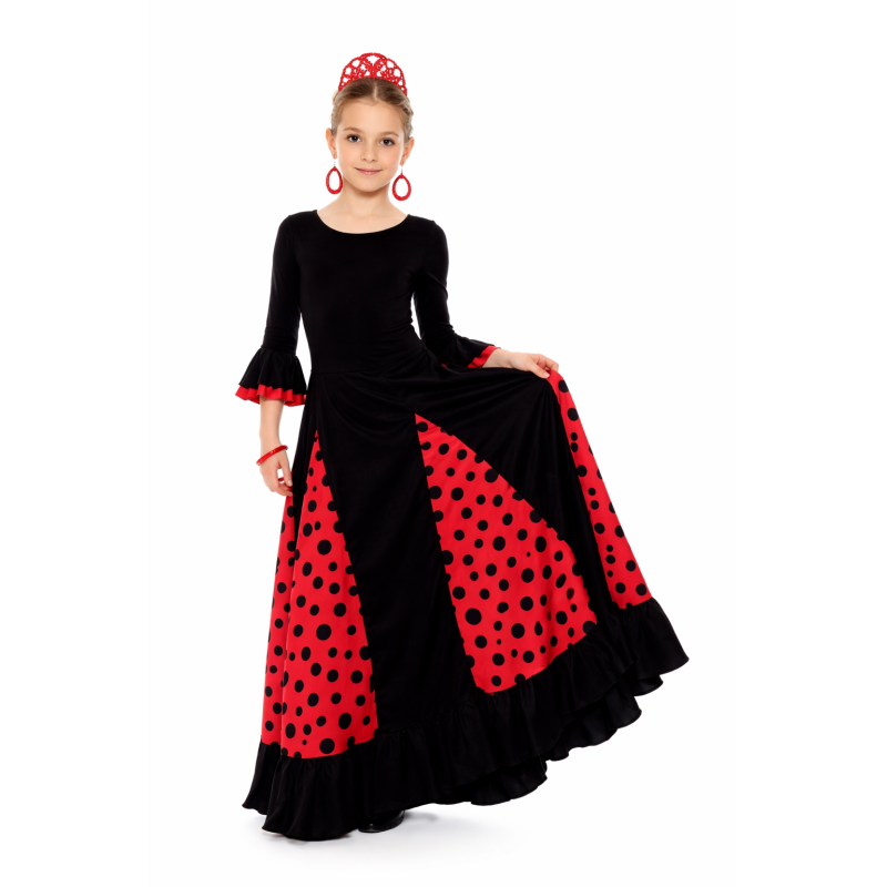 Maillot Flamenco Con Volantes Infantil Talla 12 Años