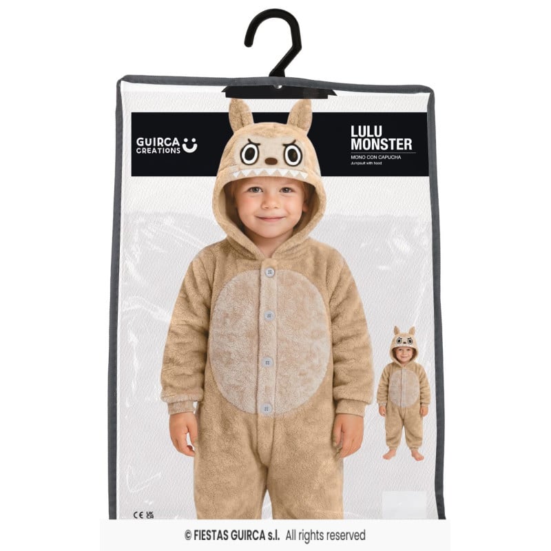 Disfraz Lulu Monster Beige 5-6 Años