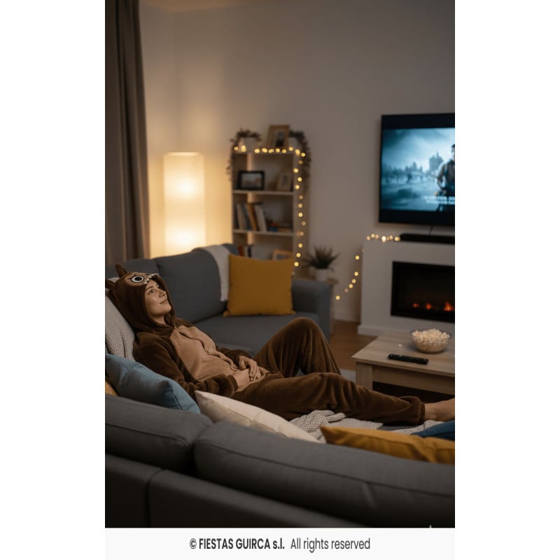 Disfraz Lulu Monster Marrón 42-44 (L)