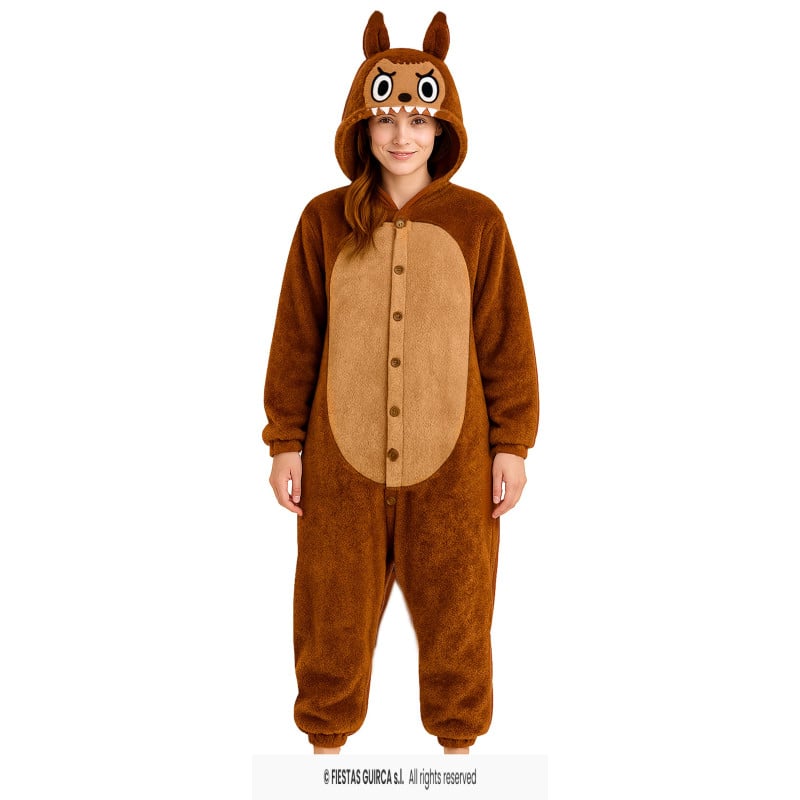 Disfraz Lulu Monster Marrón 42-44 (L)