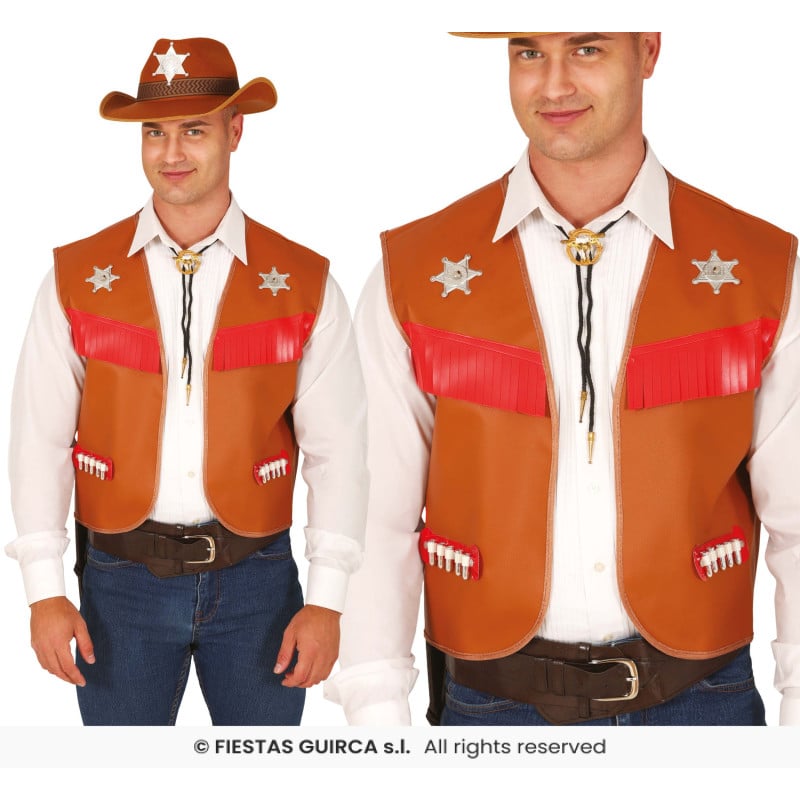 Chaleco Vaquero Marrón