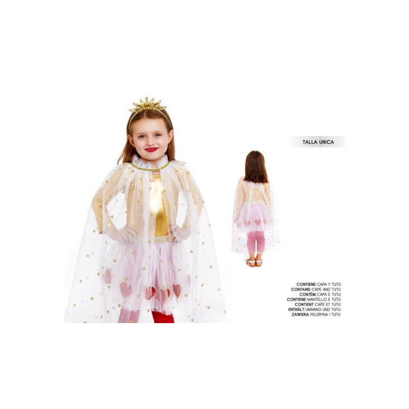Set Tutu Y Capa Corazón
