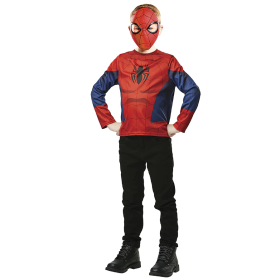 Set Top Y Máscara Infantil Spiderman 2