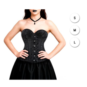 Corsé Vintage Negro S