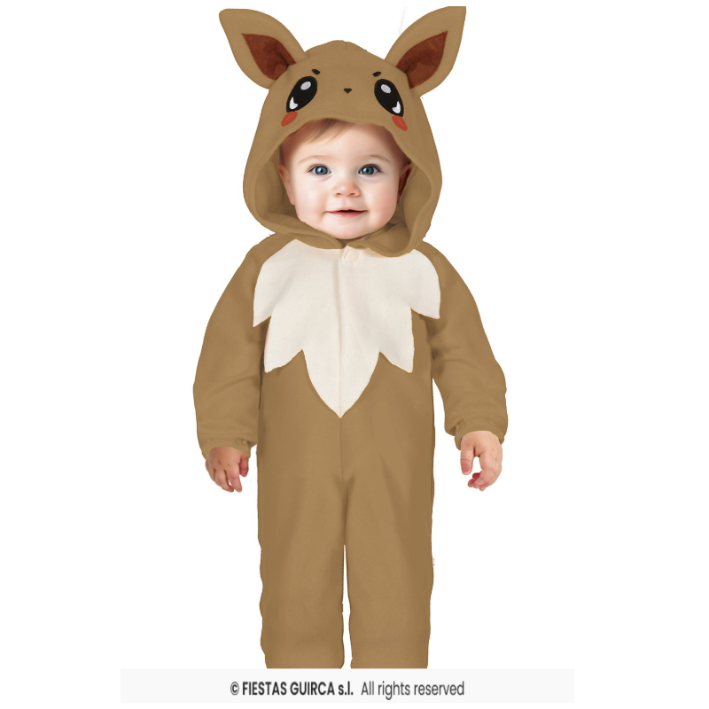 Disfraz Pokemon Eevee Bebé 12-18 Meses De Fiestas Guirca
