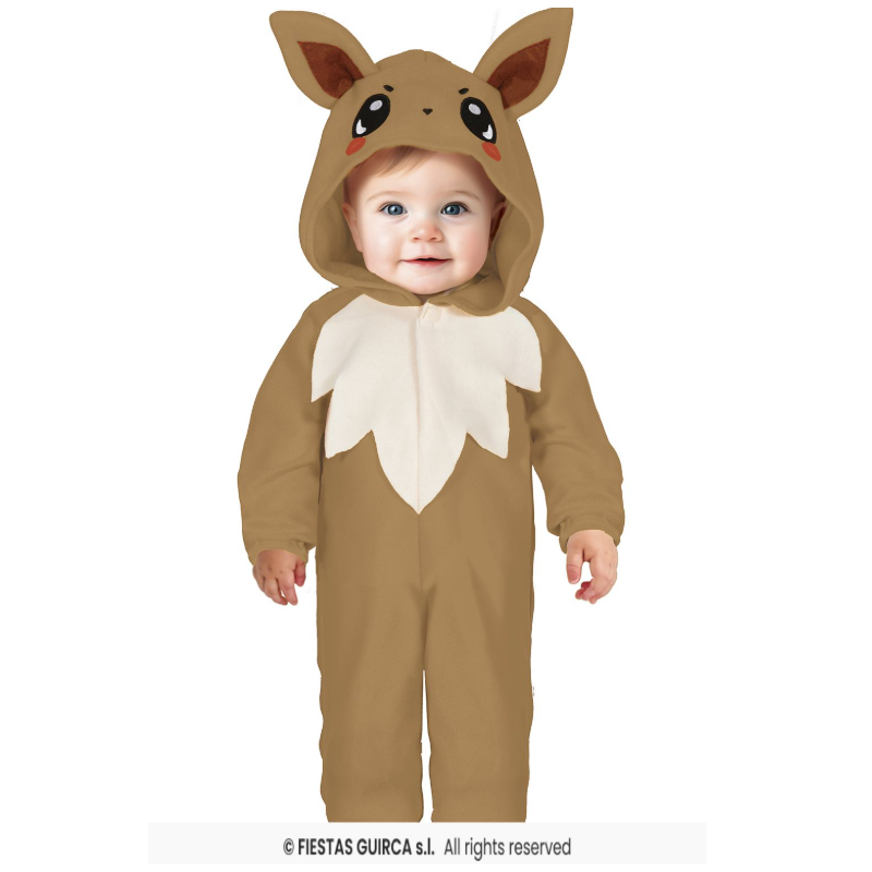 Disfraz Pokemon Eevee Bebé 18-24 Meses De Fiestas Guirca