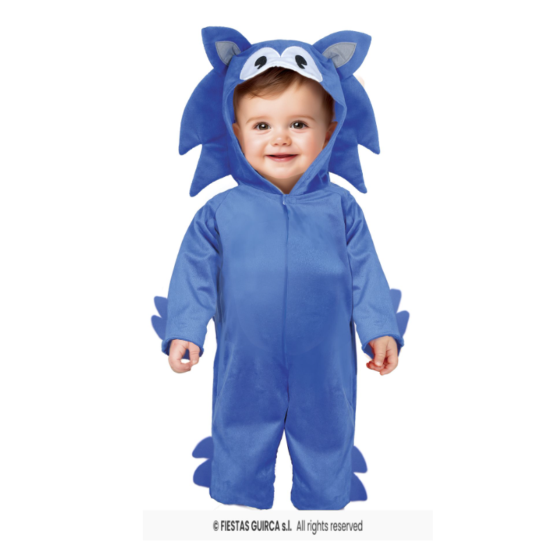 Disfraz Sonic Bebé Talla 18-24 Meses De Fiestas Guirca