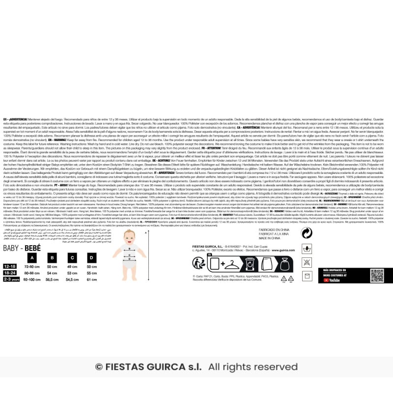 Disfraz Pokemon Eevee Bebé 18-24 Meses