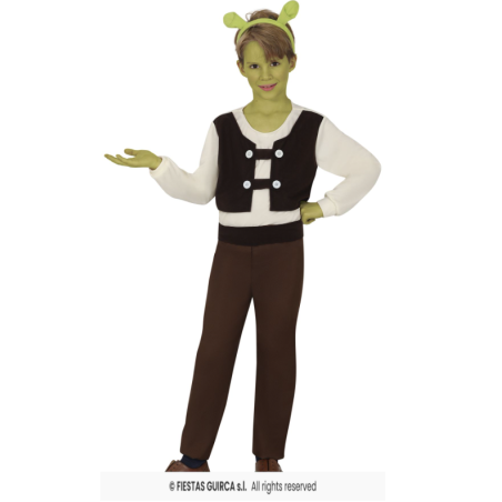 Disfraz Shrek Infantil Talla 10-12 Años De Fiestas Guirca