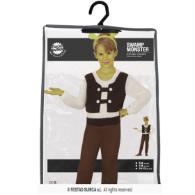 Disfraz Shrek Infantil Talla 10-12 Años De Fiestas Guirca 2